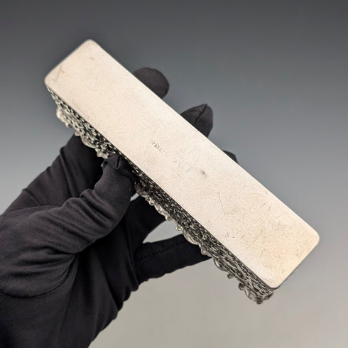 英国アンティーク シルバープレート製 トリンケットボックス